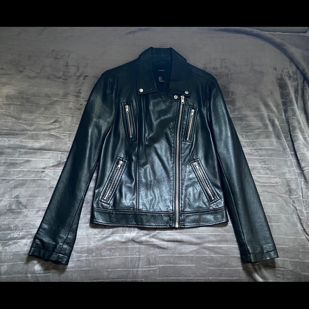 Faux Leather Jacket